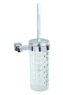 Boheme Venturo Ершик для унитаза подвесной со стеклянной колбой, цвет: chrome 10308