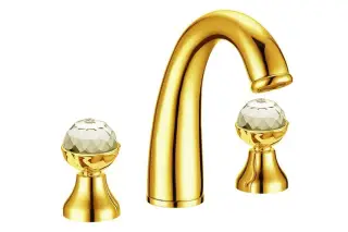 Boheme Imperiale Presente Смеситель для раковины на 3 отверстия, излив 13,8 см, без дк, цвет: gold 337