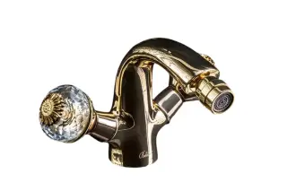 Boheme Flora Смеситель для биде, без донного клапана, цвет: gold 296-FL