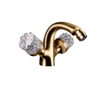 Boheme Crystal Смеситель для биде, без донного клапана, цвет: bronze 316-CRST
