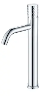 Boheme Stick Diamond Смеситель для раковины высота излива 20,6 см, без донного клапана, цвет: chrome 122-CRCR