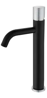 Boheme Stick Touch Смеситель для раковины длина излива 13,5 см, без дк, цвет: black/chrome 121-BCR.2