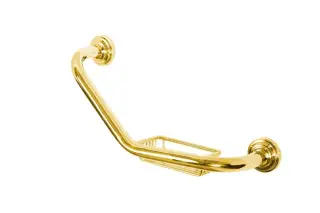Boheme Imperiale Поручень для ванны с мыльницей, подвесной, 41 см, цвет: gold 10422