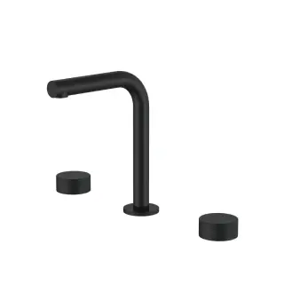 Boheme Stick Spirale Смеситель для раковины на 3 отв., без донного клапана, излив 14 см, цвет: black 152-B.4