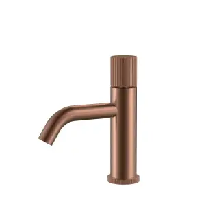 Boheme Stick Linea Смеситель для раковины, без донного клапана, излив 13,5 см, цвет: copper brushed 121-CB.3