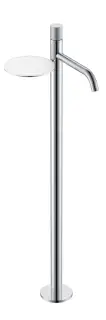 Boheme Stick Spirale Смеситель для раковины напольный, полка, излив 25,8 см, цвет: chrome 120-CRCR.4