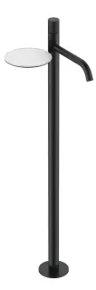 Boheme Stick Spirale Смеситель для раковины напольный, полка, излив 25,8 см, цвет: black 120-BB.4
