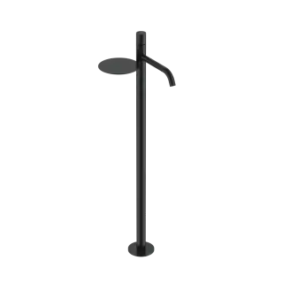 Boheme Stick Diamond Смеситель для раковины напольный, полка, излив 25,8 см, цвет: black 120-BB