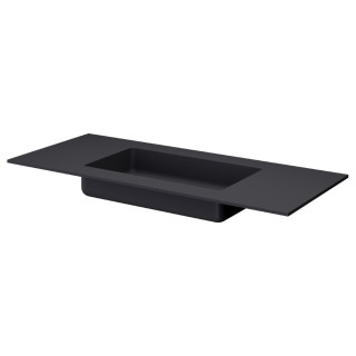 QUATRO 120 раковина-моноблок ANTHRACITE (по центру)
