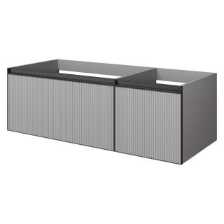 QUATRO 2 120см (80+40) тумба LUNA FUGA профиль ANTHRACITE