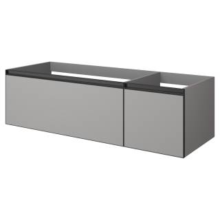 QUATRO 2 140см (100+40) тумба LUNA профиль ANTHRACITE