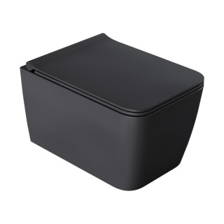 Zen подвесной унитаз с крышкой ANTHRACITE