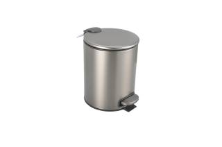 Ведро с педалью GUN METAL