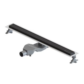 Душевой лоток Premium Linear 60см, нерж.сталь черный