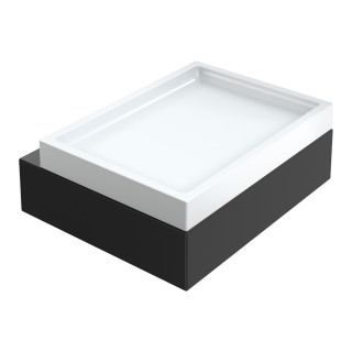 Мыльница настенная Qubic Matt Black