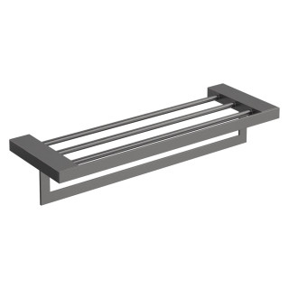 Полка для полотенец Qubic Gun Metal