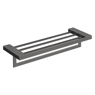 Полка для полотенец Qubic Shine Gun Metal