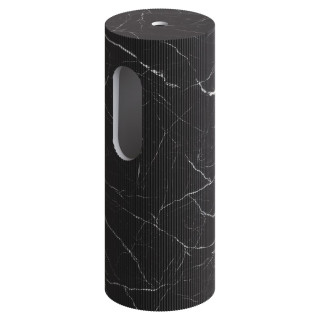 Пьедестал для раковины рифленый Corian 300*720 Nero Marquina