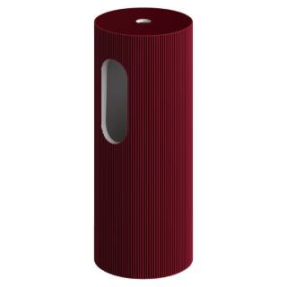 Пьедестал для раковины рифленый SOLE Corian 300*720 Burgundy