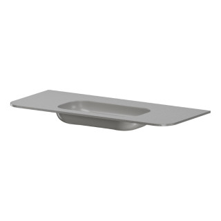 Раковина моноблок VOI 120см STONE FINISH LUNA