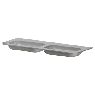 Раковина моноблок VOI 140см STONE FINISH LUNA