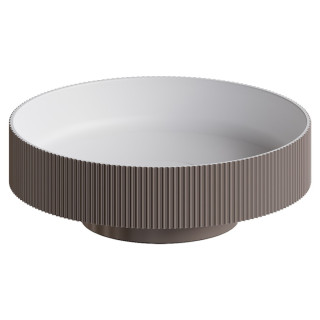 Раковина накладная рифленая SOLE Corian 400*130 DELMAR