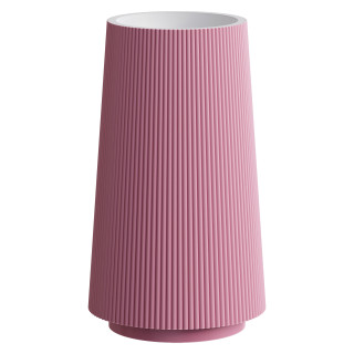 Раковина напольная рифленая Torre Corian 480*480*850 LIGHT PINK (роза)