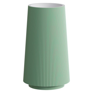 Раковина напольная рифленая Torre Corian 480*480*850 MINT (мятный)