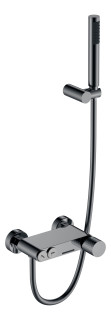 Смеситель STICK для ванны Shine Gun Metall c ручкой DIAMOND