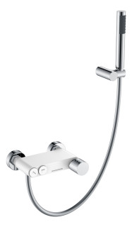 Смеситель STICK для ванны WHITE DIAMOND CHROME