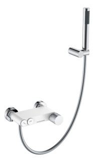 Смеситель STICK для ванны WHITE TOUCH CHROME
