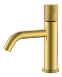 Смеситель STICK для умыв. низ. Mat Gold низкий с ручкой TOUCH