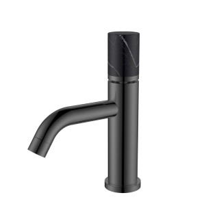 Смеситель STICK для умыв. низ. SHINE GUN METAL MRAMOR BLACK_Комплект