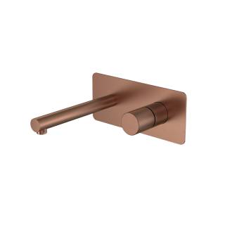 Смеситель STICK из стены BRUSHED BRONZE ручка SPIRALE