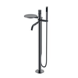 Смеситель STICK напольный Shine Gun Metal LINEA