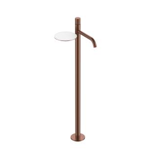 Смеситель STICK напольный для умыв. BRUSHED BRONZE SPIRALE