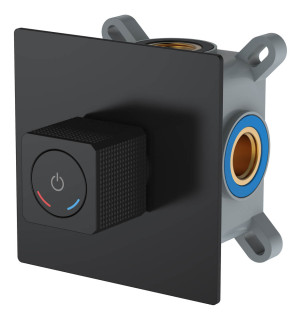 Смеситель автоматический встроенный QUAD Black