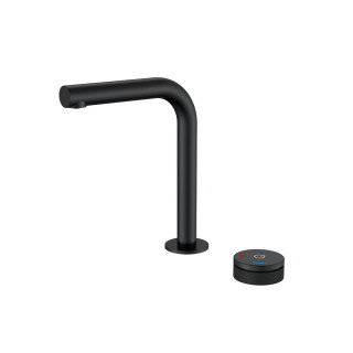 Смеситель автоматический для раковины на 2 отв. TECH BLACK