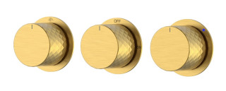 Смеситель встроенный STICK DIAMOND MATT GOLD 3-х проходной