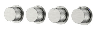 Смеситель встроенный с термостатом STICK DIAMOND NICKEL BRUSH 5-проходной