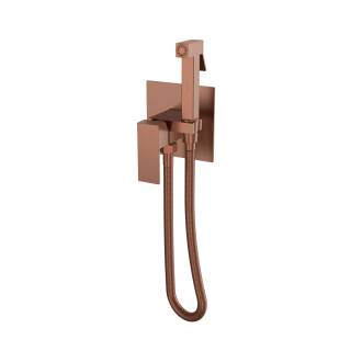 Смеситель гигиенический Qubic Brushed Bronze