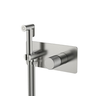 Смеситель гигиенический STICK NICKEL BRUSH SPIRALE
