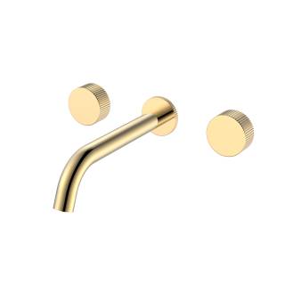 Смеситель из стены STICK LINEA на 3 отв. GOLD