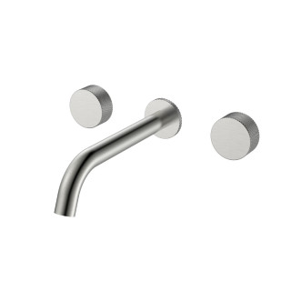 Смеситель из стены STICK TOUCH на 3 отв. Nickel Brush