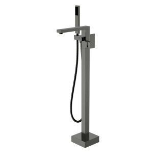 Смеситель напольный, QUBIC Gun Metal