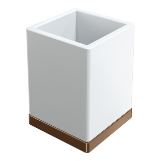 Стакан настольный Qubic Brushed Bronze