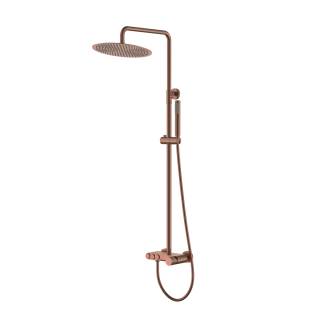 Стойка для душа STICK BRUSHED BRONZE SPIRALE