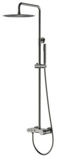 Стойка для душа STICK Shine Gun Metal с ручкой TOUCH