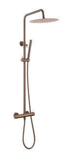 Стойка для душа с термостатом UNO BRUSHED BRONZE без излива