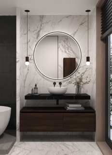 Столешница прямая FLAT NERO MARQUINA 1210*460*70